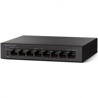 Коммутатор Cisco CatalystSB SG110D-08HP-EU